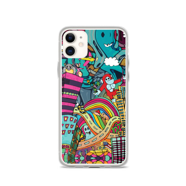 Kid in the City iPhone Case